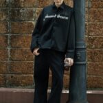 NOID 15oz Super Baggy Flared Denim