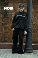 NOID 15oz Super Baggy Flared Denim